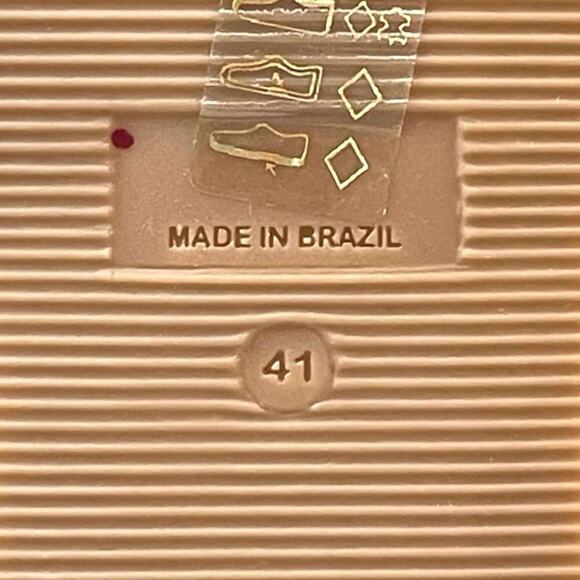 By Anthropologie Buckle Slide Sandals Size 41 US 10.5 - 11 Color Light Sands NEW - Picture 11 of 11